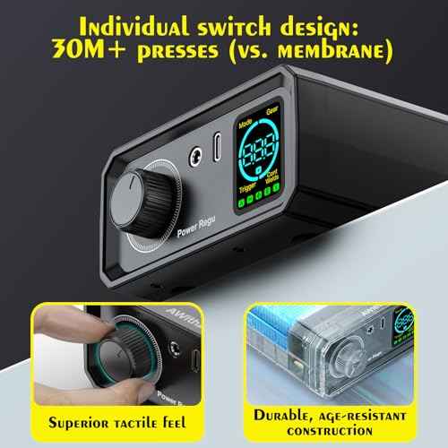 9000W Battery Spot Welder, Rotary Knob Operation 100 Gears Adjustable Foot Pedal Operated, 0.1-0.3mm Spot Welder with Dual Pulse Output, Portable Spot Welder for Making DIY Battery Packs (UK1)
