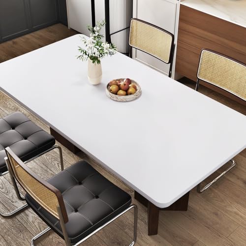 WESTICK Matte White Wallpaper Self Adhesive Solid White Contact Paper Removable Off Peel and Stick Wallpaper for Bedroom Living Room Walls Kitchen Cabinets Countertops 15.8" x 78"