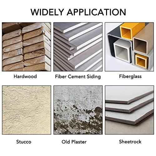 3-1/2 Inch Carbide Grit Hole Saw Cutting Through Stucco, Plaster, Cement Board, Drywall, PVC with 1-1/2" Depth, Up to 3X Faster