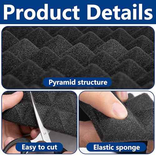 DECOHS 3 Pcs Toolbox Organizer Foam Inserts Sheets, 30 x 22 Inch Non-Slip Tool Drawer Liners, Foam Tool Box Liner for Drawer Box Cases Cabinet Workbench