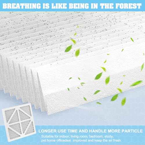 Upgraded 8x8x1 MERV 13 Furnace Replacement Filter, Household air conditioning and Air conditioning HVAC Filter Replacement,6 Pack