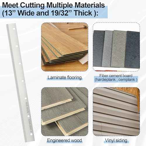 2100009 Laminate Floor Cutting Blade, 13" Flooring Cutter Replacement Blade Compatible with Norske Tools NMAP002 Flooring and Siding Cutter - Laminate Flooring Tools Cutter Replacement Blade
