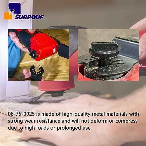 06-75-0025 Blade Backing Pad Screw Replacement Part Fits For Milwaukee 2626-20 18-Volt Multi-Tool (2pc 06-75-0025)