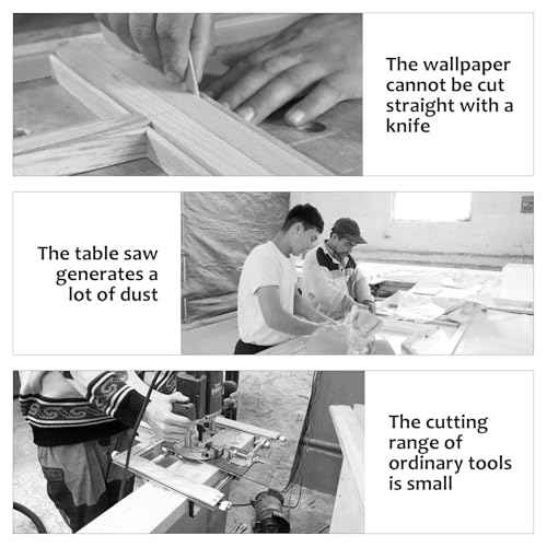 Foldable Drywall Cutting Tool, Plasterboard Cutter 1.5-60cm Cutting Range, Gypsum Board Cutting Tool for Wall, Build, Decoration