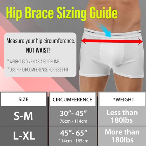 Sacroiliac Hip Belt for Women and Men, Waist Trochanter Brace that Eases Sciatic, Chronic Lower Back Pelvic, Leg and Sacral Nerve Pain Caused by Si Joint Dysfunction L-XL