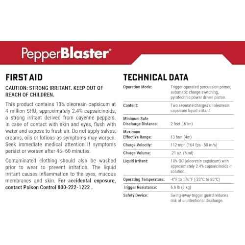 Kimber PepperBlaster 3 - Red