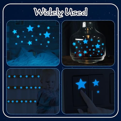 Giantree Glow in The Dark Stars Wall Stickers - 469 Pcs, Perfect for Kids' Nursery, Bedroom & Living Room