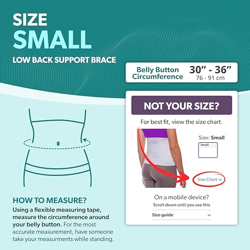 BraceAbility Women's Back Brace for Female Lower Back Pain - Lightweight Soft White Elastic Lumbar Compression Support Belt is Discreet Under Clothes for Ladies, Nurses, Walking (Small)
