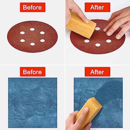 Sanding Belt & Disc Cleaner Stick 1-1/2"x1-1/2 x7-7/8 - Natural Rubber Abrasive Reviver for Woodworking Sanders, Restores Grit & Extends Belt Life