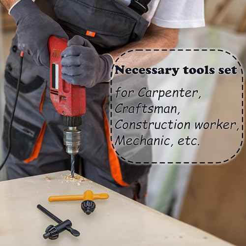Replacement Drill Chuck Key Wrench Electric Drill Clamping Tool Heavy Duty Solid Carbon Steel Thumb Handle Chuck Key (Chuck Diameter: 3/4" / 5/8" / 1/2" / 3/8" / 1/4" / 5/32") - 6 Sizes