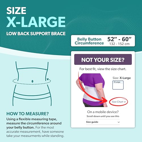 BraceAbility Women's Back Brace for Female Lower Back Pain - Lightweight Soft White Elastic Lumbar Compression Support Belt is Discreet Under Clothes for Ladies, Nurses, Walking (XL)