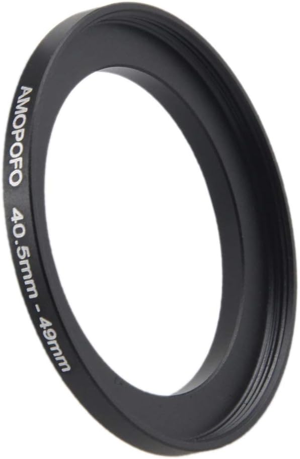 40.5mm to 49mm Camera Filter Ring/Adapter for 49mm UV, ND, CPL Filter, Metal Step-Up Ring