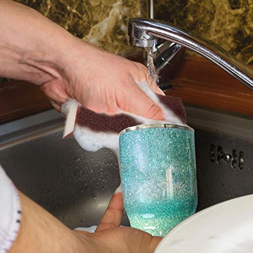 YAROMO Sanding Sponge for Epoxy Glitter Tumblers, 4 Pack Epoxy Grinding Blocks Apply to Remove Smudges and Bumps, Superfine Epoxy Refinishing Papers for Making Glitter Tumbler Cups