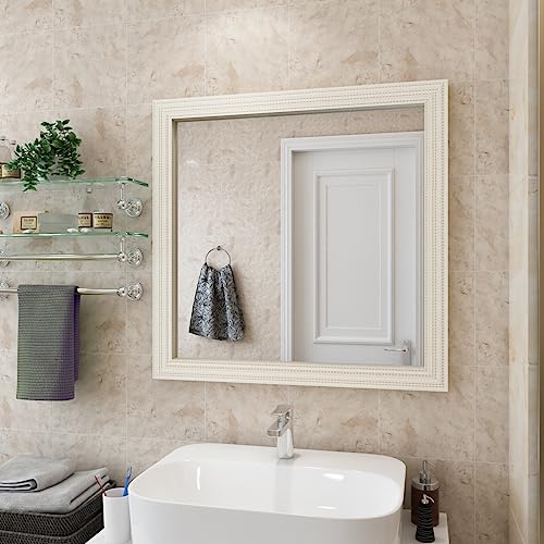 LACHEERY Off White Bulletin Board Border Wallpaper Peel and Stick Border Trim Beige Fabric Removable Mirror Frame Borders Peel and Stick Striped Grasscloth Wall Paper for Bulletin Board Walls 3"x197"