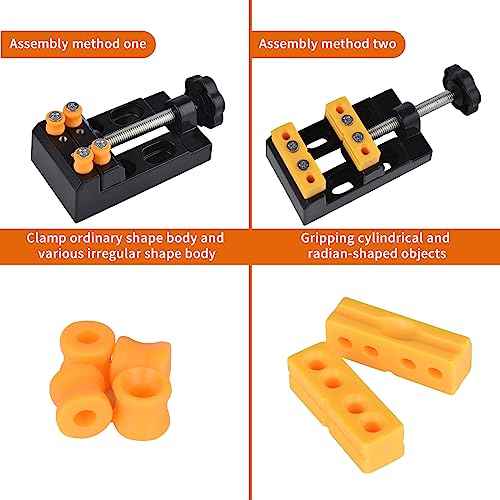 Mini Bench Clamp | Jewelry Vise | Mini Vise for Jewelry and Walnut Carving | Ideal for DIY Projects and Multifunctional Use