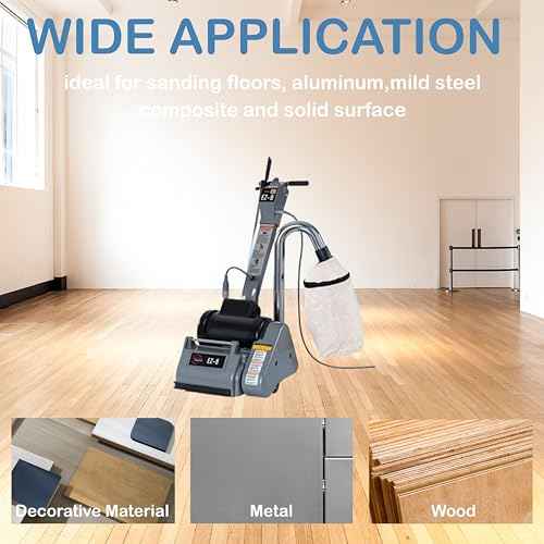 8" x 19" Sanding Belts Assorted Grits 40/60/80/100/120 Sandpaper ? 10 Pack Aluminum Oxide for EZ-8 Drum Sander, Ideal for Commercial and Residential Floor Sanding