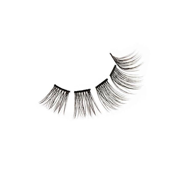 Ardell Naked Press On Lashes Pre-Glued Eyelash Clusters Extensions - Self Adhesive Eyelashes,Soft Volume,No Glue Needed Lash Clusters,(Pack of 2)