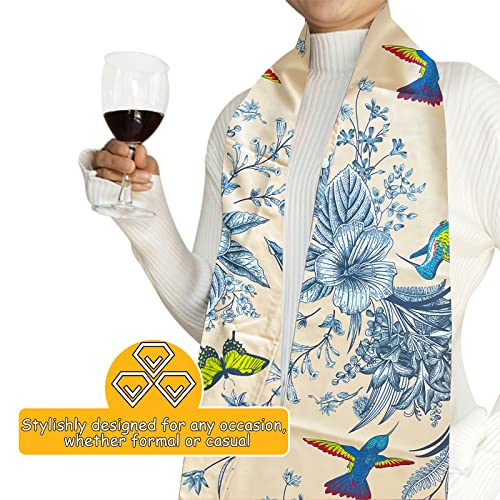 Adult Bibs Scarf for Women Eating - Dignified Alternative to Bib for Reusable Elderly Adults Senior Citizens Washable Dining Adjustable Snap Closure Baberos Para Adultos