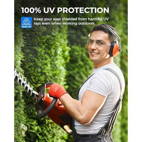 toolant Bulk Clear Safety Glasses with ANSI Z87.1 / UV 400 Standard, Eye Protection for Shooting, Construction and Laboratory