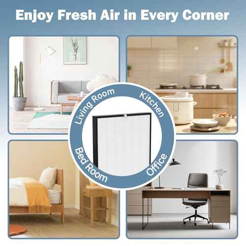 Premium Replacement Filter Compatible with AD3000 Air Puri-fier, Includes 2 High-Performance Filters