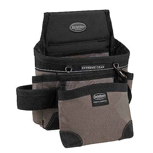 Bucket Boss - Mullet Buster Carpenter¡¯s Pouch, Pouches - Professional Series (55200), Gray