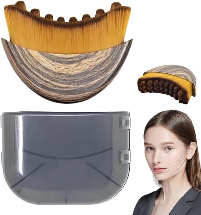 New Lymphatic Contour Face Brush, Lymphatic Drainage Massager for Face,Ergonomically Designed to Fit The Skin Precisely and Relieve Fatigue. (1PCS)