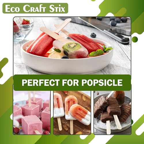 6" Jumbo Wood Craft Sticks - Pack of 1,000