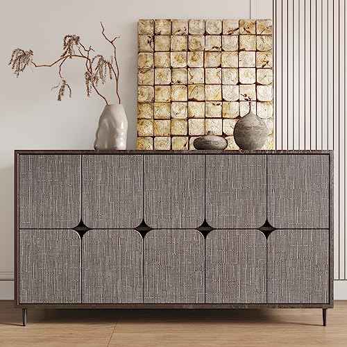 CRE8TIVE Taupe Brown Grasscloth Peel and Stick Wallpaper - 12"x80' Faux Woven Grass Cloth Removable Self Adhesive Brown Contact Paper Linen Weave for Bedroom Cabinets Shelf Furniture
