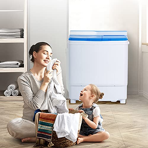 INTERGREAT Portable Washing Machine 24 lbs Mini Washer and Dryer Combo, Small Compact Apartment Washer Machine for Laundry, Camping, RV, Dorms