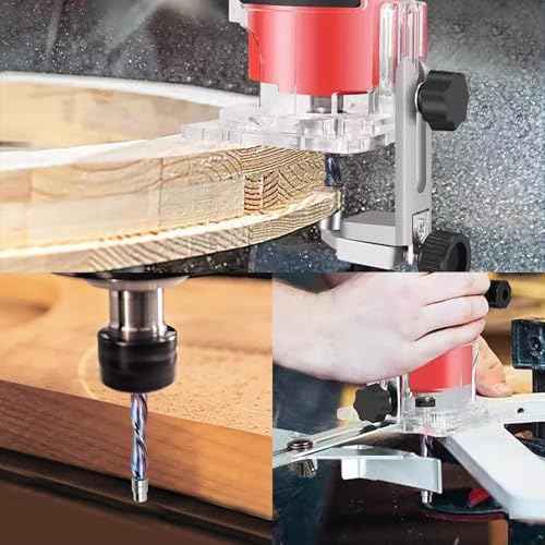 Compression-Cut Spiral Flush Trim Router Bit for Wood 1/4" Shank Solid Carbide CNC Woodworking Tool Precision Cutting, Edge Trimming, Flush Cut, Router Bit Set