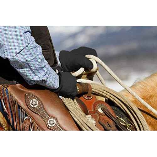 SKYDEER 3M Thinsulate Thermal Winter Work Gloves with Windproof Premium Genuine Deerskin Suede Leather (Unisex)