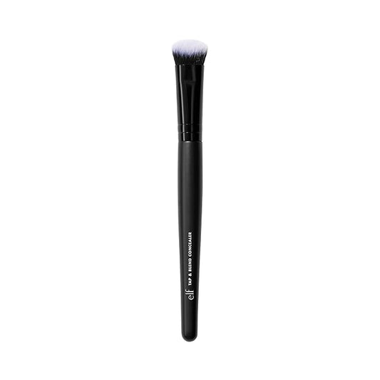 e.l.f. Tap & Blend Concealer Brush, Covers Blemishes & Dark Spots For An Airbrushed Finish With A Precision Tip, Synthetic, Vegan, & Cruelty-Free