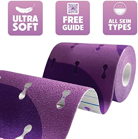 Mama Tape Pregnancy Belly Support | Pelvic and Back Pain Relief | Extra Wide 4" x 16.4' Roll of Kinesiology Tape for Pregnant Skin | Maternity Belly Support | Pregnancy Must Have | Gift for Women