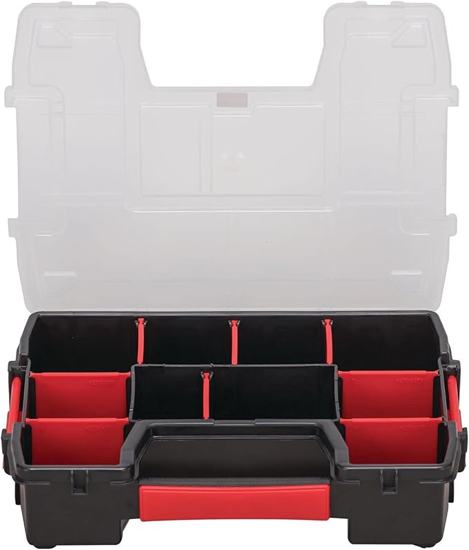 CRAFTSMAN Small Storage Organizer, 10 Compartment, Plastic (CMST14021) (Pack of 2)
