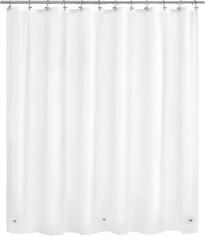 Mrs Awesome Frost Shower Curtain Liner with 3 Magnets, 70x60 Frosted PEVA Shower Liner, Light Weight Plastic Shower Curtain for Bathroom, Waterproof,Frost
