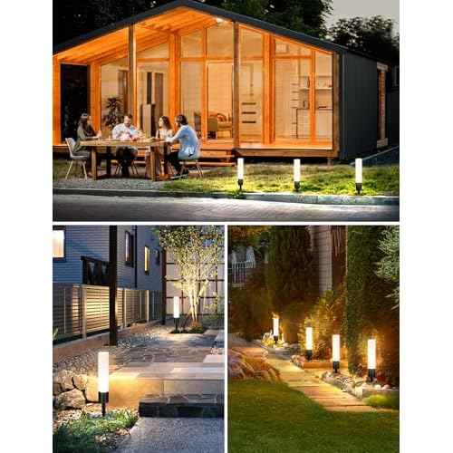 Ellasay Low Voltage Landscape Lights: 8-Pack 6W 3000K Led Waterproof IP65 for Outdoor Garden Pathway/Walkway/Driveway - 12-24V Wired Easy to Install