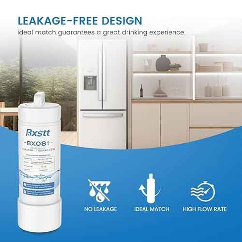 EDRARXD1 Water Filter Replacement, Compatible with Whirlpool EDRARXD1, Everydrop Filter A, EDRARXD1B 3 Pack