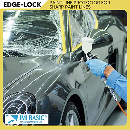Yellow Painters Tape for Car - 3 Roll Multi Size Pack - No Residue Automotive Masking Tape - Heat Resistant for Paint Booth (1/4 inch (6mm) x 44 Yard)