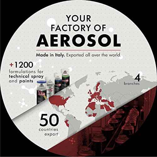 Ambro-Sol V4006018 Multi-Purpose Acrylic Spray Paint, Vibrant Paint for indoor and outdoor, Suitable for Multiple Surfaces, NET WT. 10.40 OZ. 400ml, Recyclable Tin Plate Spray Can, Yellow Green