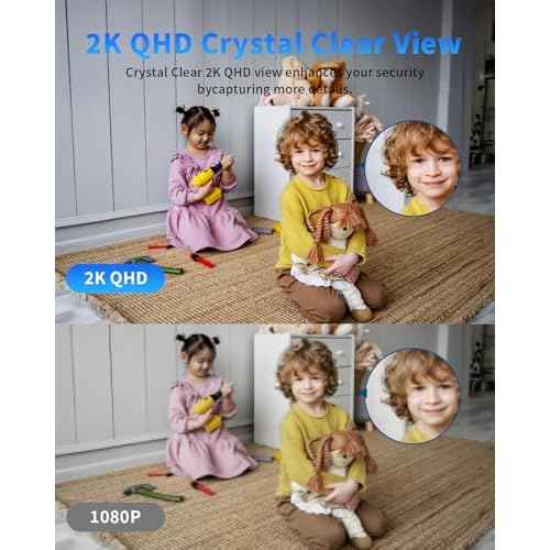 [5G & 2.4G] 2K Indoor Security Cameras for Home Security, AI Voice Change for 2-Way Talk, Motion Detection, Night Vision, 24/7 SD Recording/Cloud Storage, Baby Monitor/Dog/Pet Camera with Phone App, 2