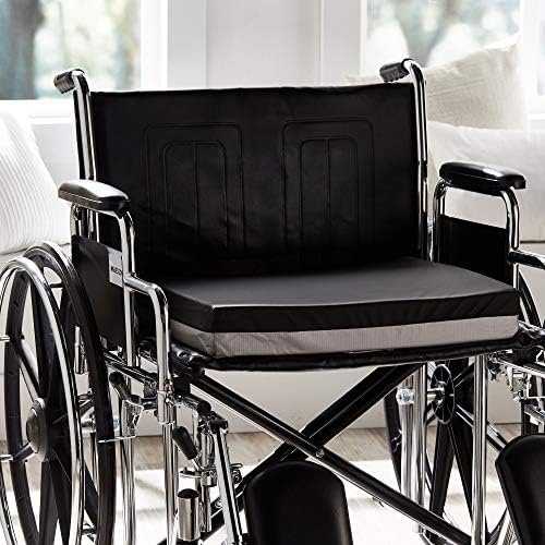 McKesson Seat Cushion for Wheelchairs and Office Chair, Foam/Gel, 20 in x 18 in x 3 in, 1 Count