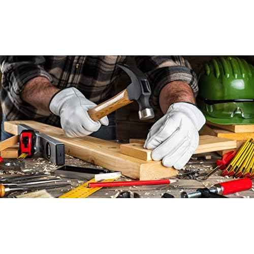 Toledano Industries WORK SAFE - PREMIUM CUT LEATHER WORK GLOVES