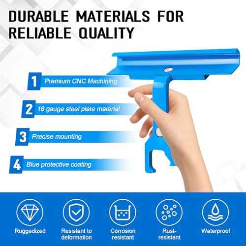 Magnetic PPC & PPF Clip, Cleat Tool for Ductwork, 6" Jaw and 4" Magnetic Clip Cleat Tool for HVAC, Easy to Operate, Crimpers