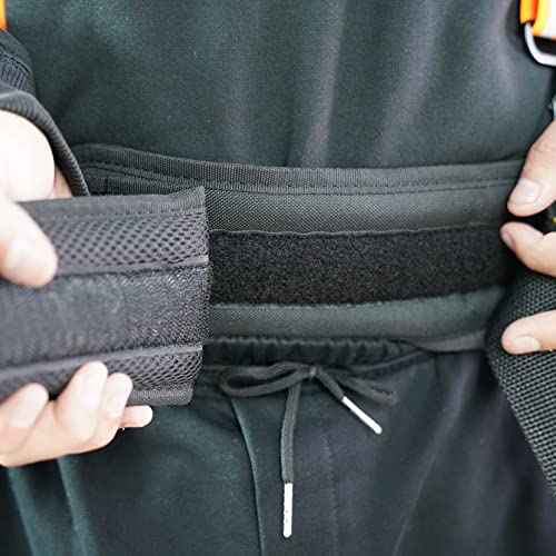 MELOTOUGH Padded Tool Belt with D ring for men Adjustable for 34"-50" Waists Heavy-duty Work Belt Metal Buckle