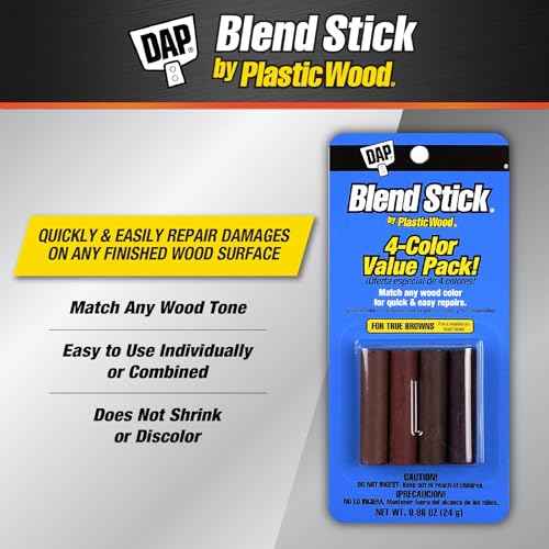 DAP Plastic Wood Blend Sticks 4-Pack, True Wood (7079804102)