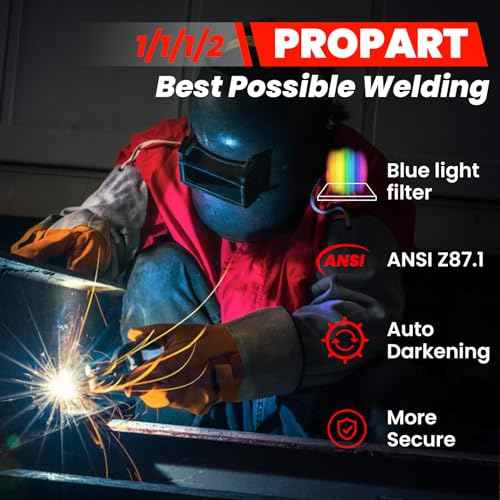 Shade10 | 2¡¿4 1/4 Auto Darkening Welding Lens | Blue Puddle Technology Welding Lens | Compatible with 2¡¿4.25 Welding Helmets | Welding Lens 2¡¿4 1/4 (Gold)