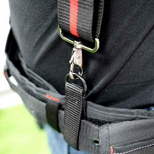 MELOTOUGH Tool Belt Suspenders for Work Belt Suspenders Heavy Duty Padded Suspenders for Electrician/Construction/Farmer