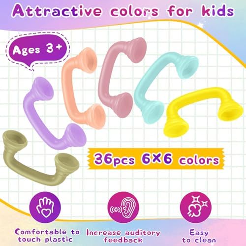 Shappy Bulk Whisper Reading Phones 36 Pcs Whisper Auditory Feedback Phone Hear Myself Sound Speech Therapy Tool Classroom Manipulative for Kids Accelerate Reading Fluency Pronunciation(Pastel Color)