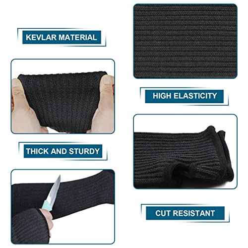 Cut Resistant Arm Protector Gardening Sleeves for Men Women with Thumb Hole - Lightweight & Breathable Farmers Sleeves for Thin Skin & Bruising - Arm Sleeves for Garden, Welding, Biting, Pet Grooming