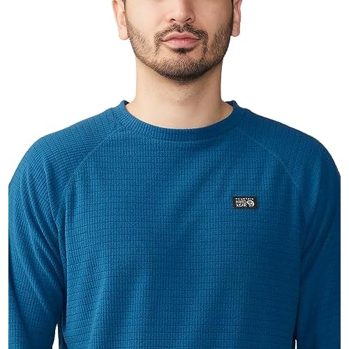Mountain Hardwear Men's Summit Grid Ls Crew